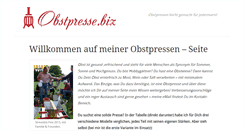 Desktop Screenshot of obstpresse.biz