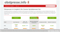 Desktop Screenshot of obstpresse.info