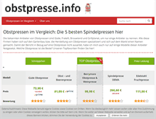 Tablet Screenshot of obstpresse.info